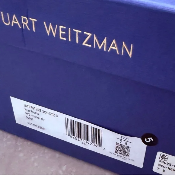 Stuart Weitzman New Roccia Snakeskin Over-the-Knee Boots - Picture 4 of 7